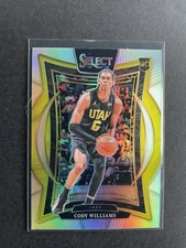 2024-25 Panini Select - Concourse Cody Williams #71 Silver Prizm (RC)