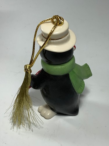 Lenox Chilly Penguin ornamento nuovo con scatola 3,5 pollici - Foto 4 di 8