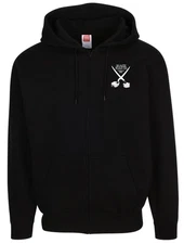 Black Flag American Punk Rock Band Men's Black Zip Hoodie (Multiple Variations)