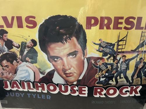 Vintage 1987 Elvis Presley “Jailhouse Rock” Movie Poster Iconic Images 28”x20”** - Picture 5 of 9