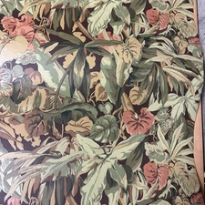 4 Seabrook Double Wallpaper Prepasted Floral Leaves Black 60.75 Sq Ft SK1651