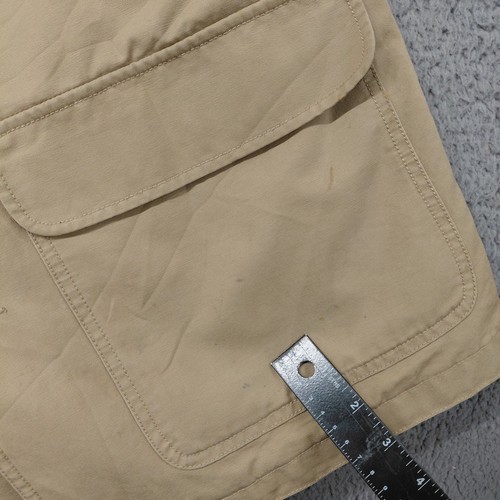 Chaqueta LL Bean Para Hombre Talla Grande Alta Caqui Tareas de Granero Abrigo Pana Lona LEER - Imagen 21 de 21