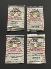 (4) 2003 Fleer Fall Classic Hobby Baseball Factory Sealed Packs