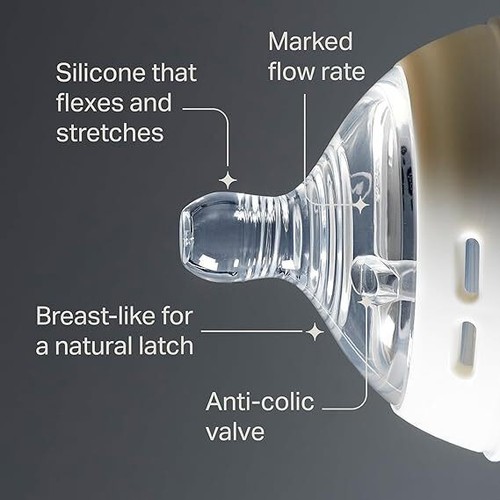 Tommee Tippee Natural Start Advanced Anti-Colic Baby Bottle Teats Variable Flow - Picture 8 of 62
