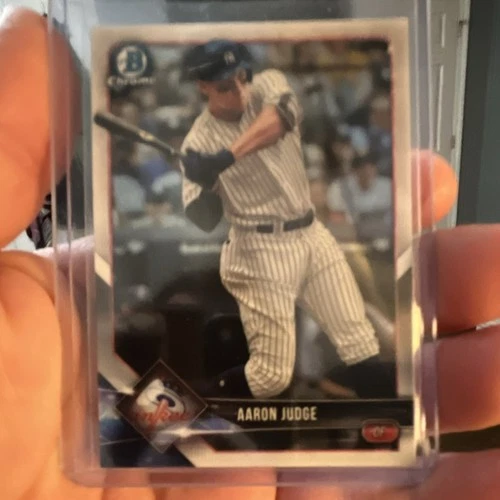 Topps 2018 Bowman Chrome Aaron Judge #100 New York Yankees Baseball Card