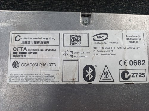 BMW 5-Series E61 Bluetooth Hands Free MULF2 SVS Control Module OEM 84.10-9187625 - Picture 8 of 15