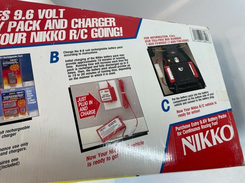 Vintage Nikko Silencer Red Off Road RC Radio Control Monster Truck w/ Box WORKS - Picture 8 of 8