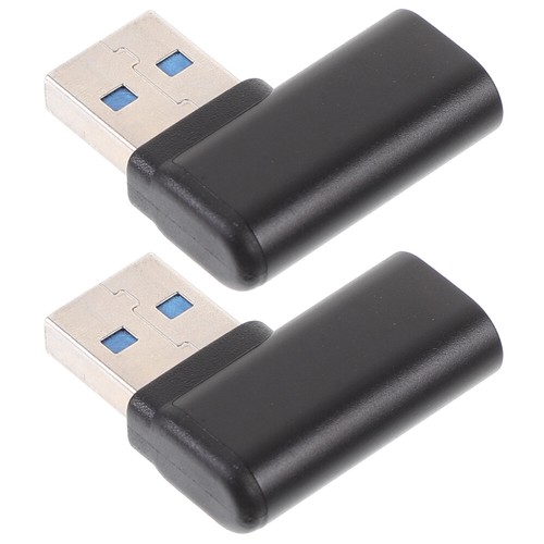 Adattatore ad angolo retto convertitore da Type-C a USB da 2 pezzi - Foto 6 di 12