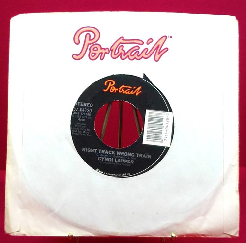 CYNDI LAUPER 'Girls Just Want To Have Fun' 45rpm (NM-) 7" Vinyl 1983 Record TSTD - Imagen 2 de 2