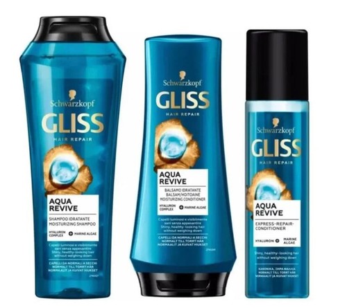 Schwarzkopf Gliss Aqua Revive Trio - Picture 5 of 5