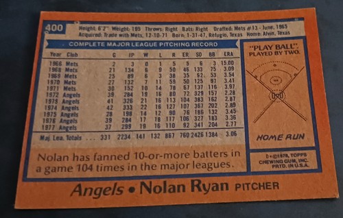 NOLAN RYAN FIRMATO 8x10 PSA/DNA AUTO RANGERS con 45+ CARTE BONUS/FIGURINA NUOVA SL 1997 - Foto 16 di 16