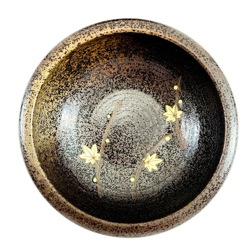 Vintage Japanisch 5 Stück Glasiert Porzellan Salat Servier Schüssel Set Ahornblätter - Bild 4 von 12