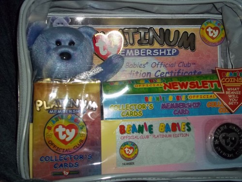 NEW Ty Beanie Baby Official Club Member Kit BBOC Platinum Edition II NEW! - Picture 4 of 7