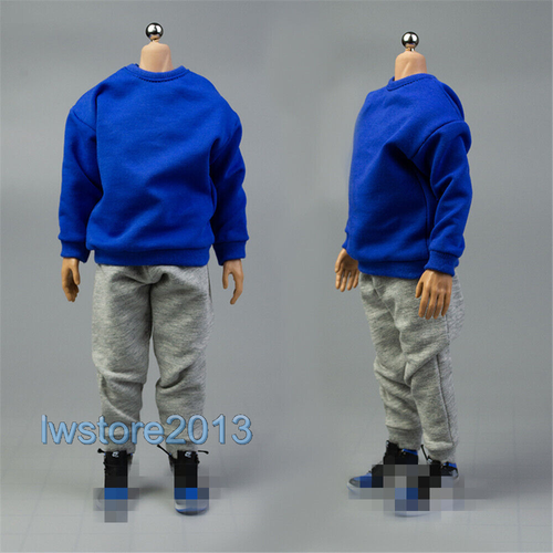 1/6 Sudadera con Capucha Pantalones Prendas para el torso Ropa Deportiva Hombre Para HT PH Figura de Acción Cuerpo - Imagen 10 de 37