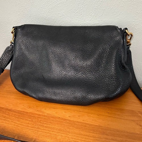 Marc By Marc Jacobs Umhängetasche Handtasche Pebble Schwarz Leder Natasha Q - Bild 5 von 15