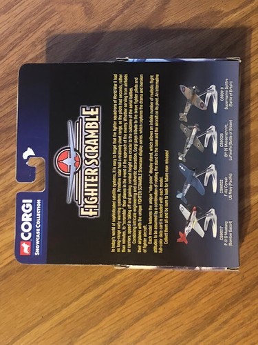 CORGI Fighter Scramble CS90019 Supermarine Spitfire WWII Jet NEW IN BOX 2002 - Picture 2 of 2