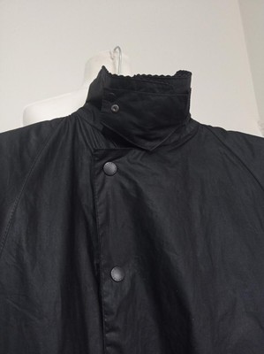 Kaptain Sunshine Barbour Stand Collar Traveller Coat Black Size Lcm
