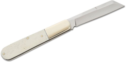 BCWSB180 Bear & Son WSB180 Large Sheepsfoot Barlow Carbon Blade Bone Handles USA - Bild 5 von 6