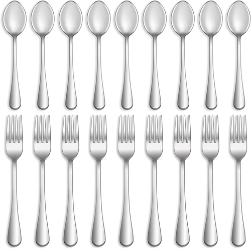 16 Pcs Forks and Spoons Silverware Set,Food Grade Stainless Steel Flatware Cutle - Picture 12 of 12
