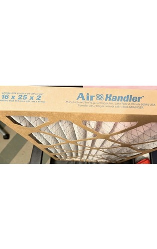 Air Filter- Filtros 16x25x2 Air Handler Pleated Merv 7,2w231 • New -2 Pack - Picture 3 of 4