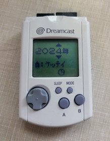 US SELLER-VMU + 2 BATTERIES Sega Dreamcast Visual Memory Unit HKT-7000 Japanese