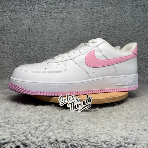 Nike Air Force 1 '07 Low Next Nature Men Size 18 Bubblegum White FJ4146-101 - Picture 5 of 9