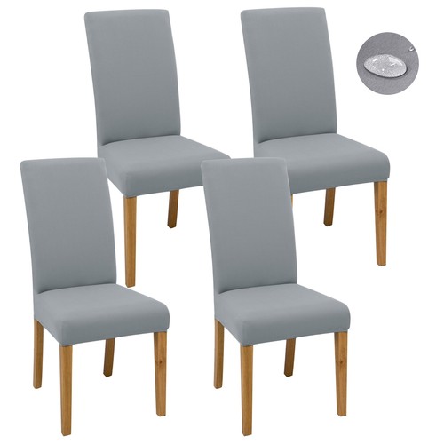 4 Stück Stuhlhussen Stuhlbezug Stuhlüberzug Stretch Hussen für Esszimmerstühle - Bild 2 von 8