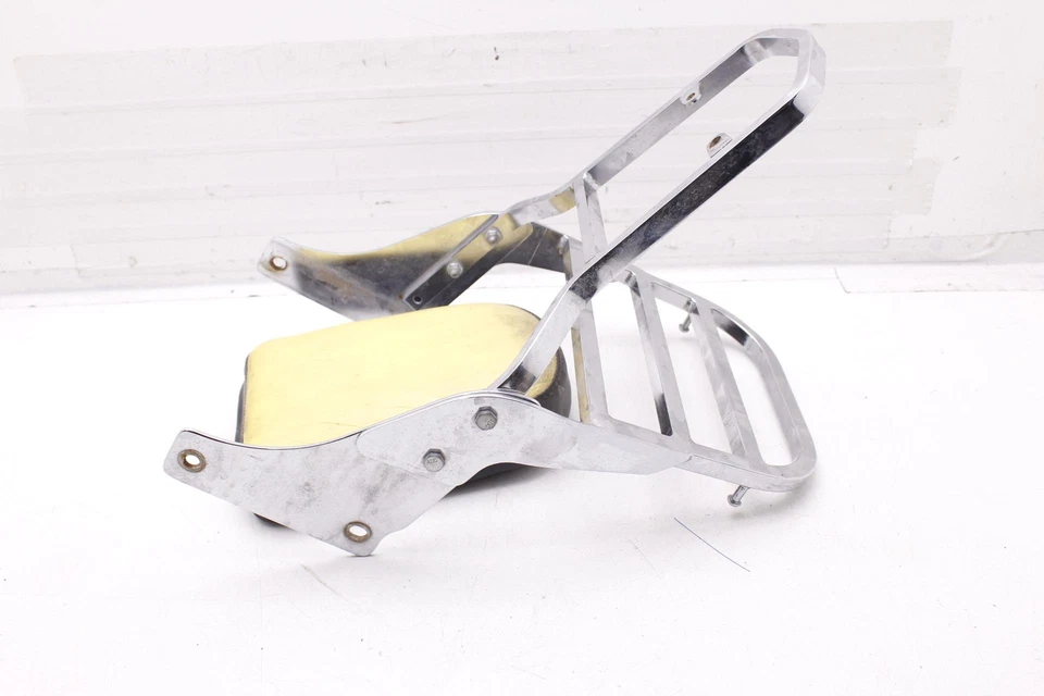 96 HONDA SHADOW ACE 1100 VT1100 RESPALDO BARRA SISSY CON CREMALLERA Y ALMOHADILLA R8 Foto 2 de 4