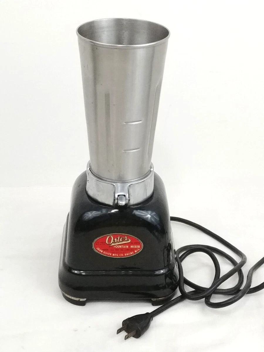 Vintage Oster Fountain Mixer Cast Iron Base Milkshake Maker, 47 OFF