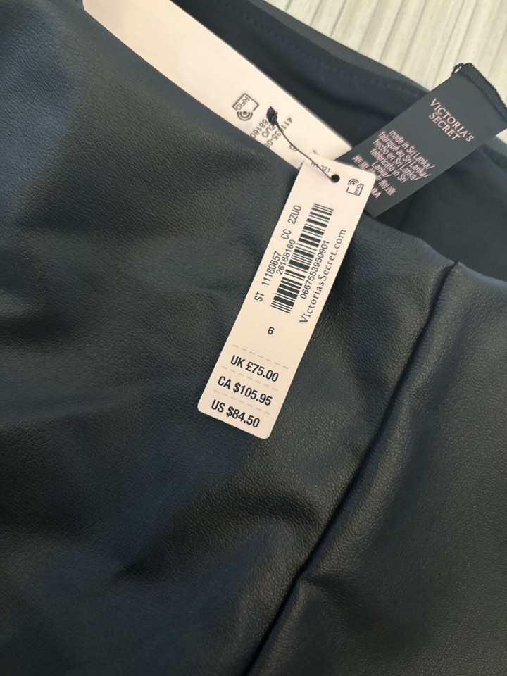 Victoria’s Secret Faux Leather Leggings Size 6 Brand New With Tags!! eBay