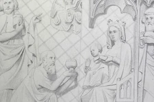 Jules Désiré CAUDRON (1816-1877) Rois mages LE CHRIST Abbeville David d'Angers