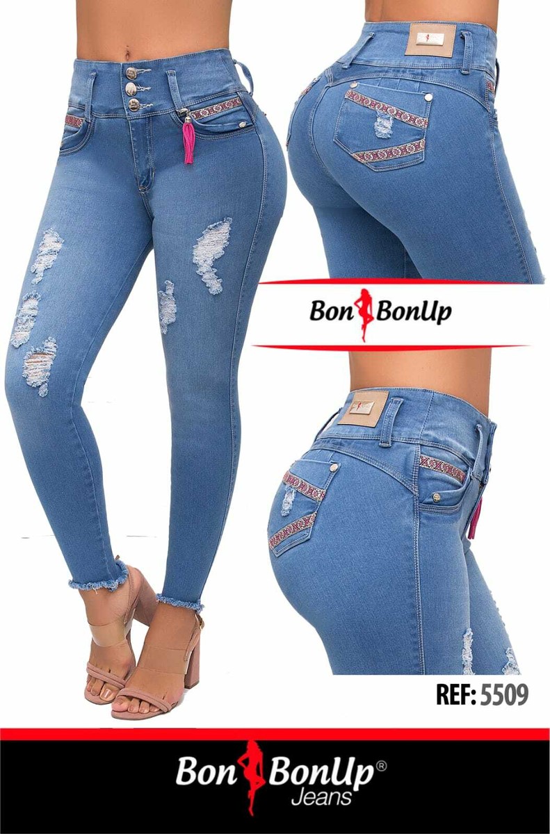 Jeans colombianos butt lifter fajas colombianas bbl levanta cola Bon Bon Up  5509