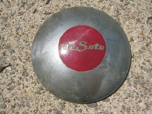 One factory 1946 to 1948 Desoto dog dish hubcap - Picture 23 of 24