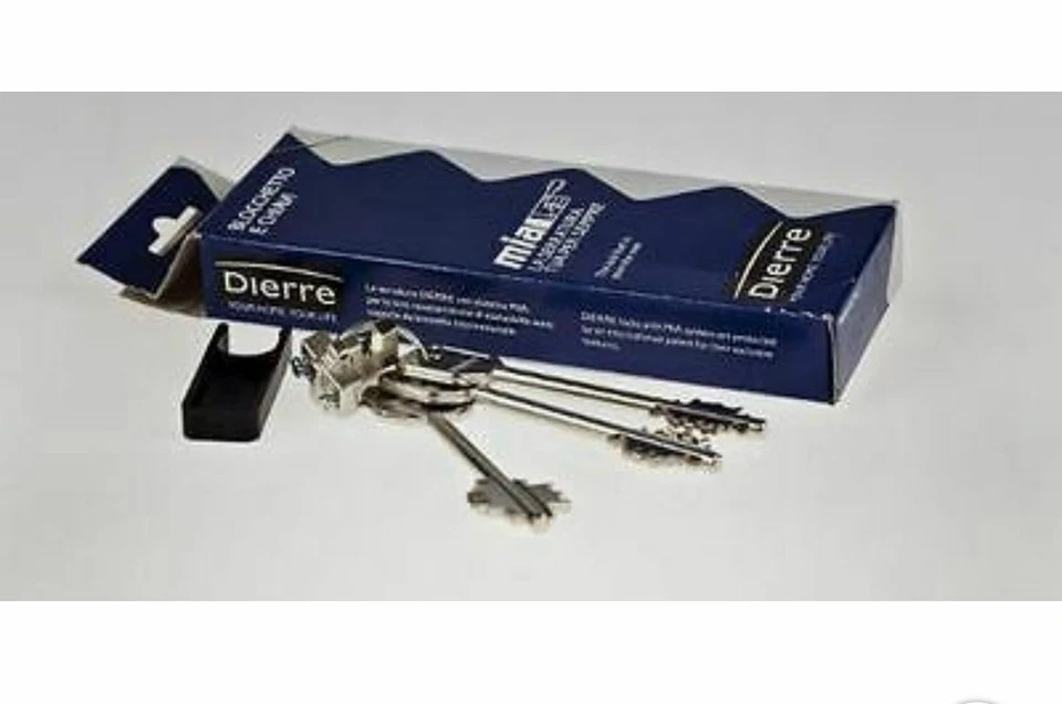 DIERRE ATRA 3210/3110 BLOCCHETTO PER SERRATURA DOPPIA MAPPA CHIAVI LUNGHE/CORTE - Immagine 2 di 2