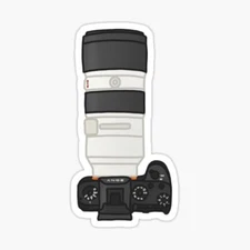 Photographer Camera Lens Photography Lover Decal Decor Laptop Vinyl Sticker 