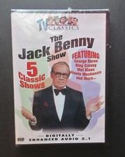 SEALED NEW DVD: THE JACK BENNY SHOW, Remastered 5 Classic Comedy TV Shows B-W