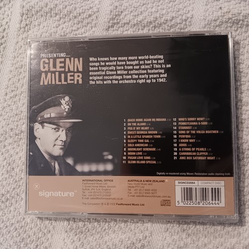 Presenting Glenn Miller (CD, 2002) Brand New Sealed Music - Picture 2 of 3