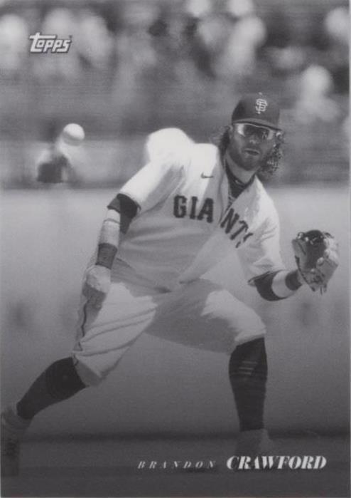 2022 Topps Black & White - Brandon Crawford #78 - 1 of 1