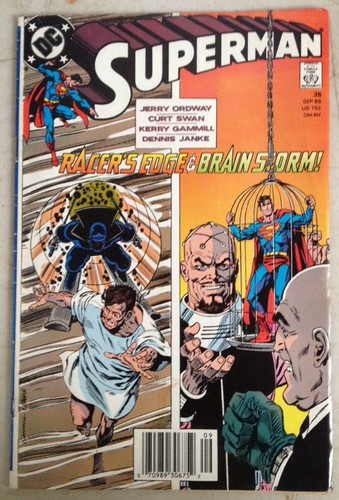 SUPERMAN #35 Sep September 36 Oct 89 Prankster Lot Of 2 1989 DC Comic - Picture 2 of 7