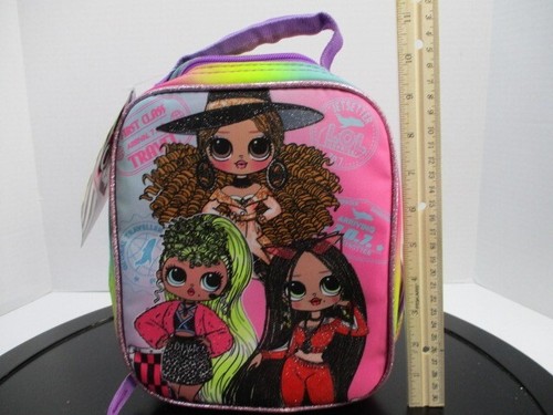 LOL Surprise Lunch Box Pink Millennial Girls Handle Bag 10" Insulated New - Picture 6 of 10