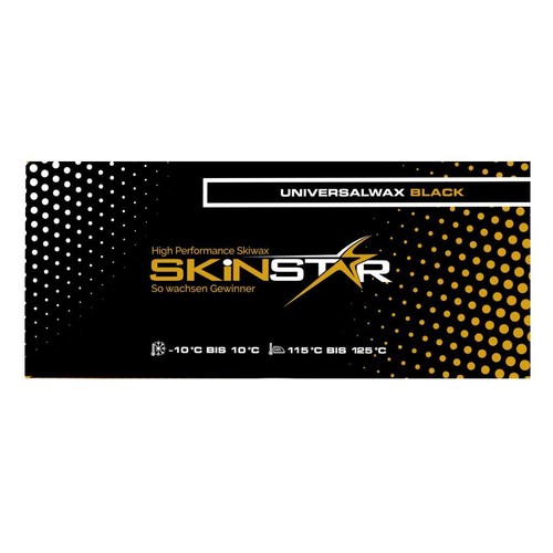 SKINSTAR BLACK EDITION Universal Wax Skiwachs Langlauf Ski Rennwachs 750g - Bild 4 von 4