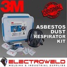 3M Asbestos Full Face Respirator Kit +2x 6035 Filters P2 P3 Gas Fumes Paint 6000
