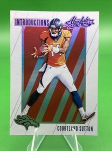 Courtland Sutton 2018 PANINI ABSOLUTE INTRODUCTIONS ROOKIE INSERT #IN-CS BRONCOS