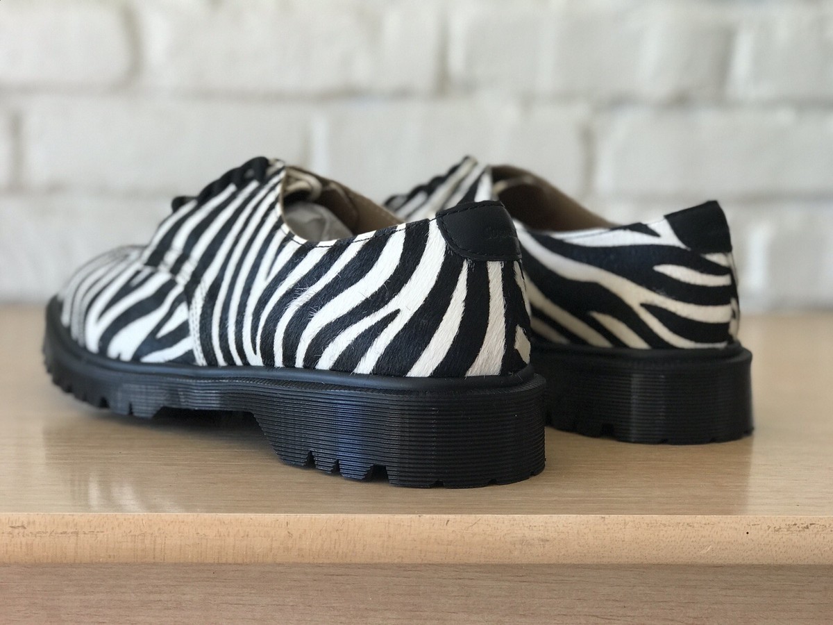 2046 Supreme HO x Dr. Martens Split Toe 5-Eye Zebra Black
