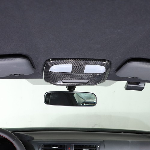 Real Carbon Fiber Front Reading Light Lamp Panel Trim Fit For Subaru BRZ 2022-23 - Picture 10 of 12