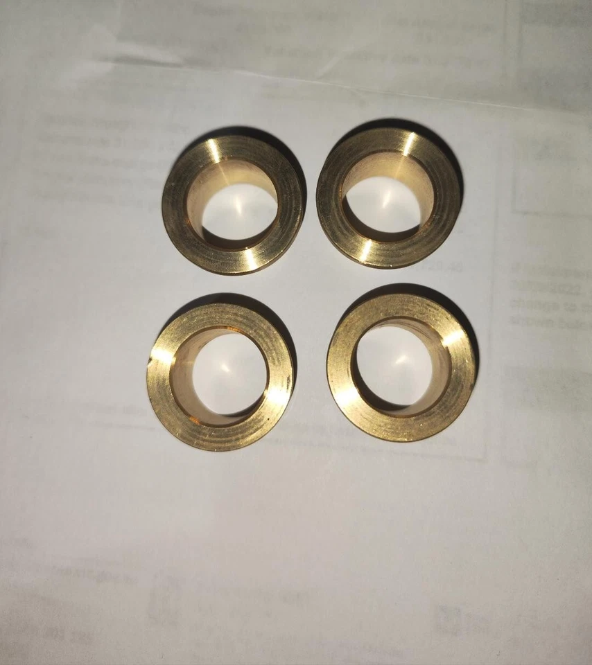 Honda CB350 CL350 SL350 CB250 XL250 CB77 Super Hawk 305 BRONZE SWINGARM BUSHINGS Foto 3 de 4