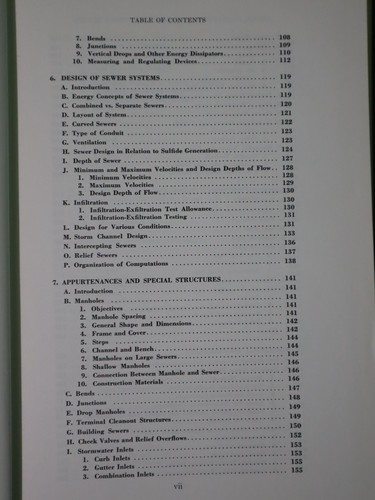 DESIGN & CONSTRUCTION OF SANITARY & STORM SEWERS. 1974. HC. 335pp - Imagen 10 de 22