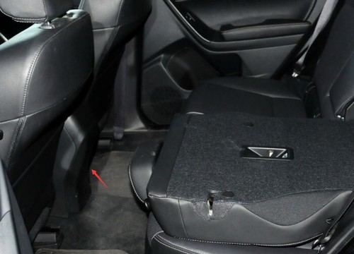 For Subaru Forester 2014-2018 ABS Carbon Fiber Rear Air Outlet Vent Frame Trim - Picture 4 of 12