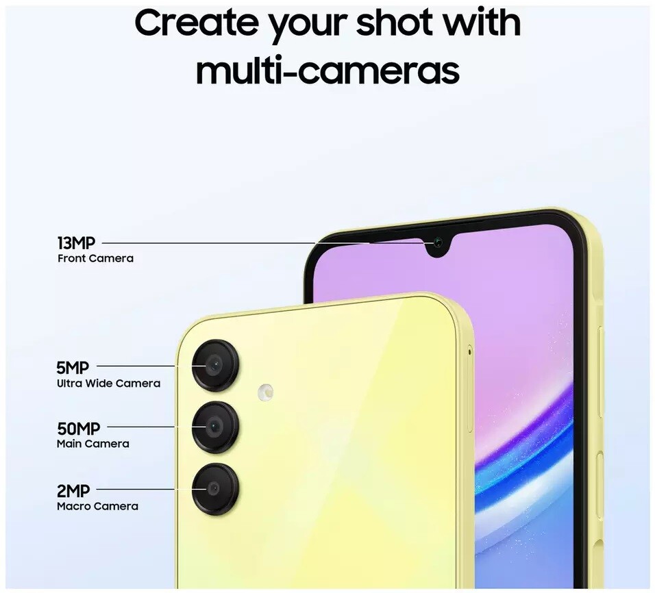 Argos Samsung Galaxy A15 Smartphone SIM Free Dual SIM Mobile Phone ...