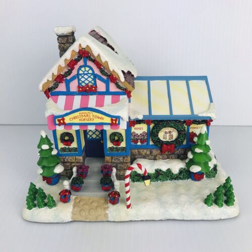 Hawthorne Village Rudolph Christmas Town - Vivaio Città di Natale con COA RARO - Foto 2 di 20